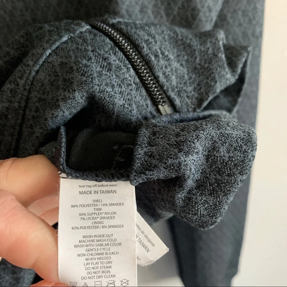 Prana Gray Zipper Sweater Jacket size S - Picture 6 of 7